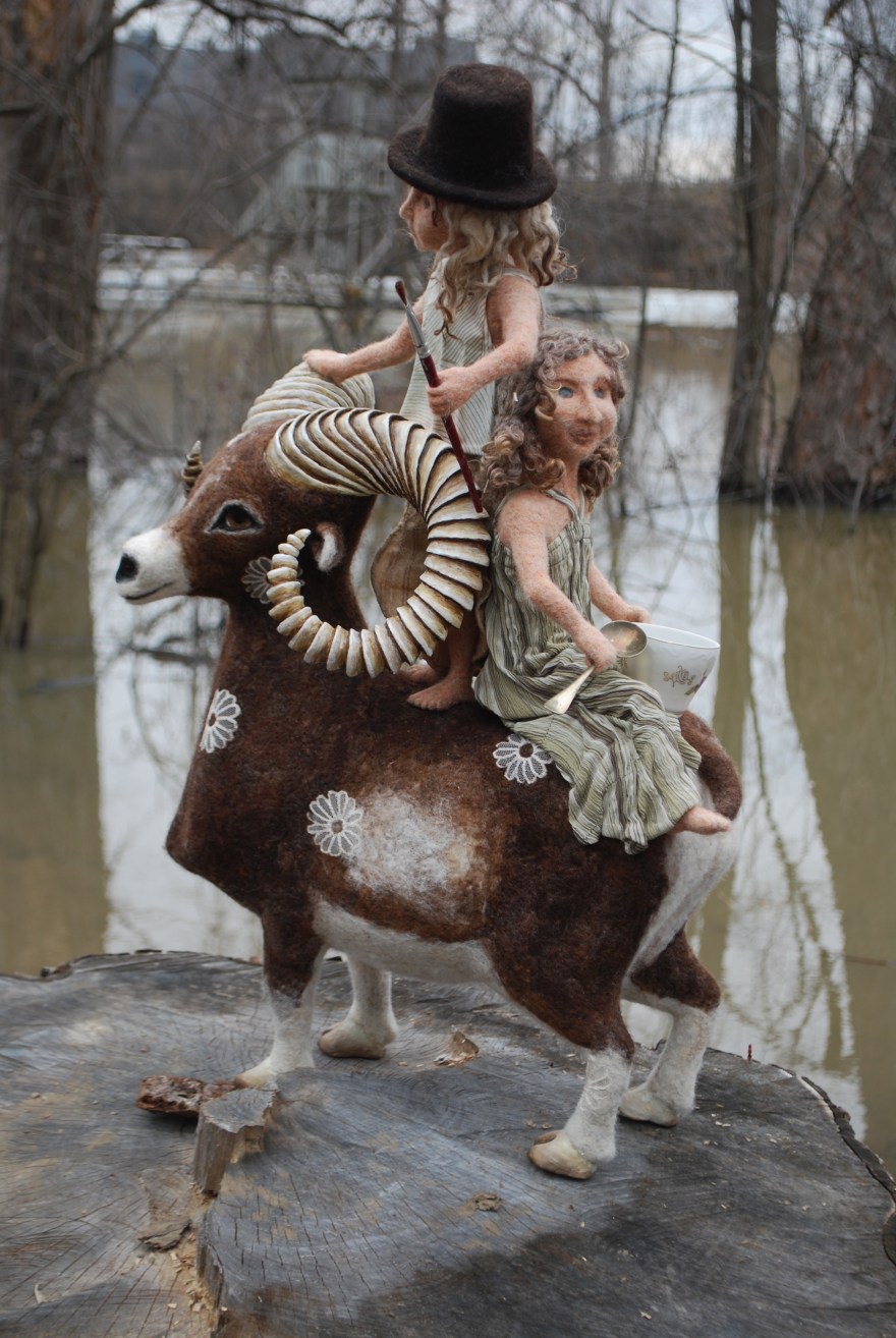 Mouflon à fleurs de dentelle